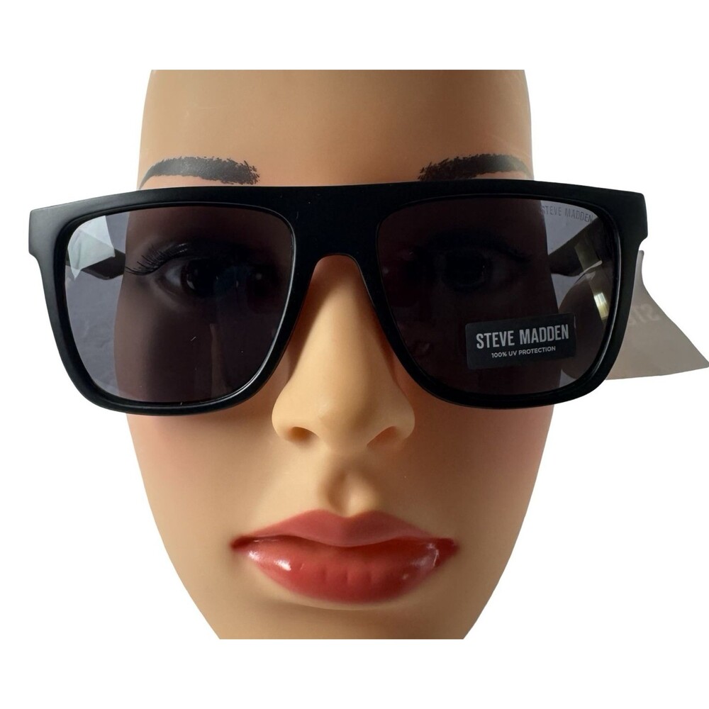 Steve Madden Womens Sunglasses Black Safilo Group Bosco 100% UV Unisex 140mm New